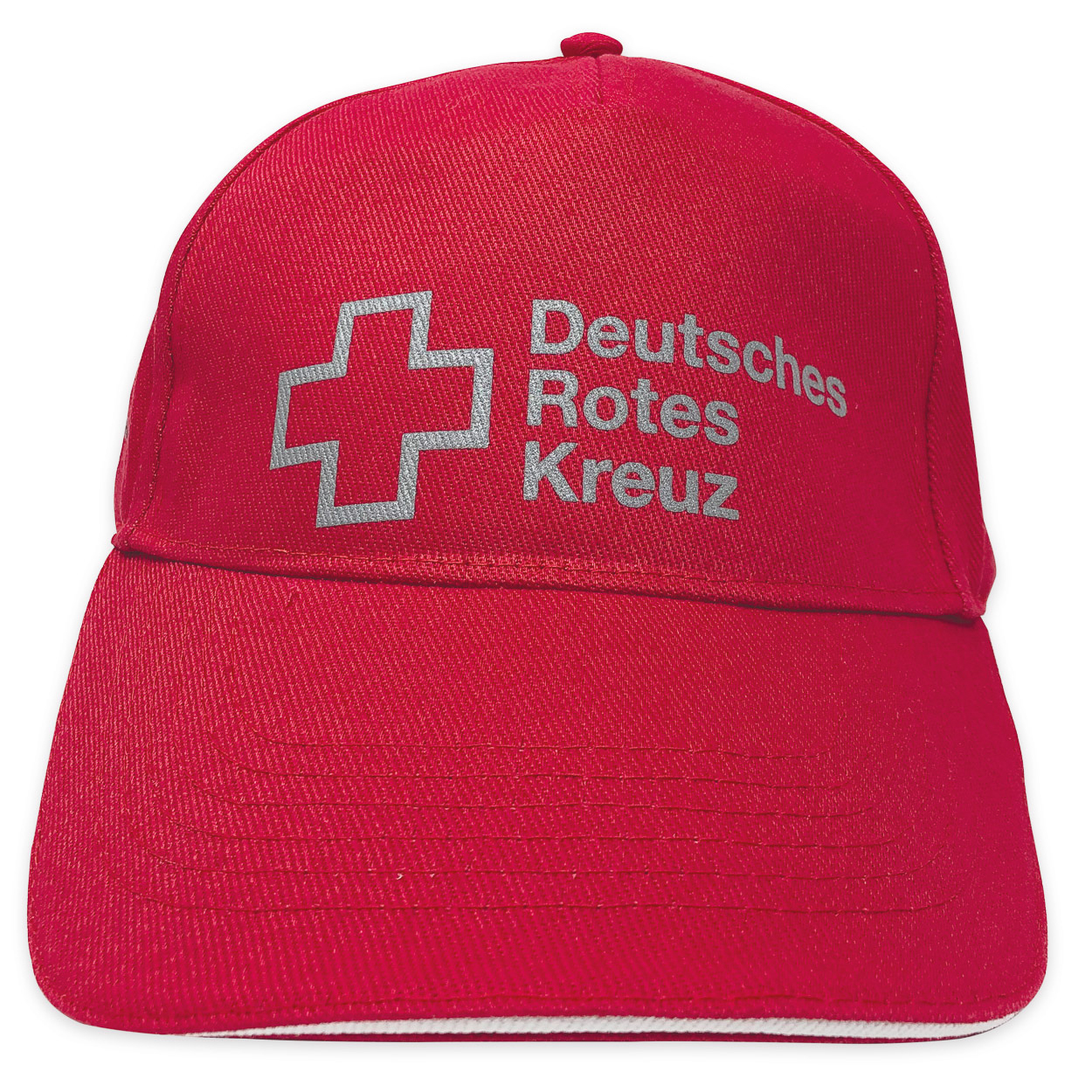 Baseball-Cap rot mit DRK Kompaktlogo