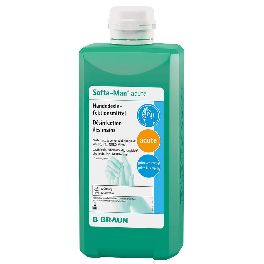 Softa-Man® acute Spenderflasche 500 ml - Karton à 20 Stück