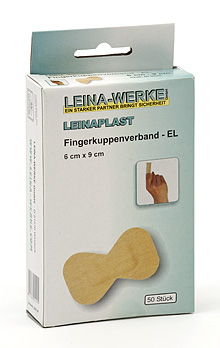 Fingerkuppenverband 4 x 7 cm, elastisch - Packung à 50 Stück