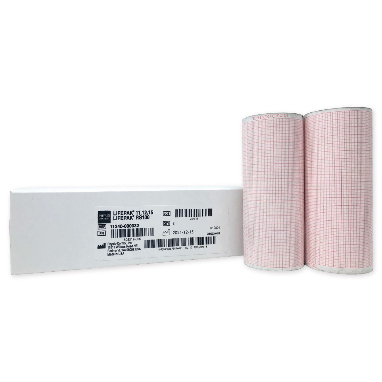 EKG-Papier für LifePak 12 + 15 - Packung à 2 Rollen EKG-Papier für LifePak 12 + 15 - Packung à 2 Rollen