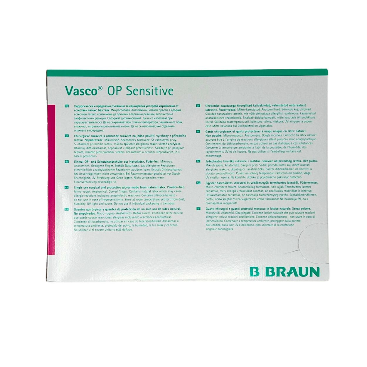 Vasco® OP Sensitive Latexhandschuhe, weiß, Gr. 7 - Packung à 40 Paar Vasco® OP Sensitive Latexhandschuhe, weiß, Gr. 7 - Packung à 40 Paar