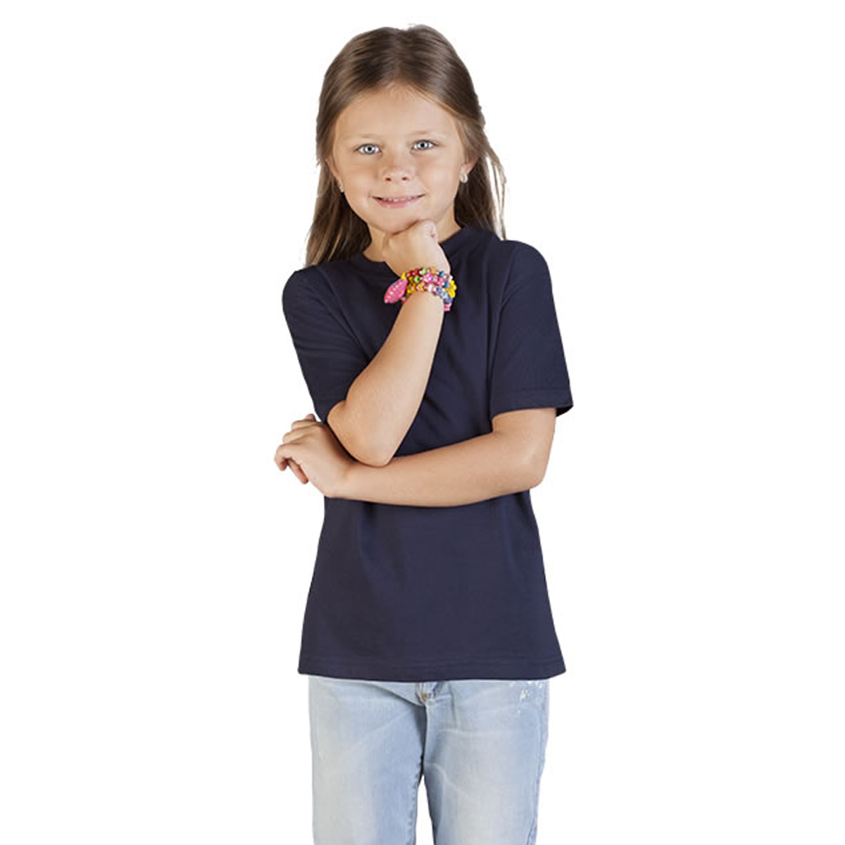 DRK Kinder T-Shirt navy Logo Druck reflektierend DRK Kinder T-Shirt navy Logo Druck reflektierend