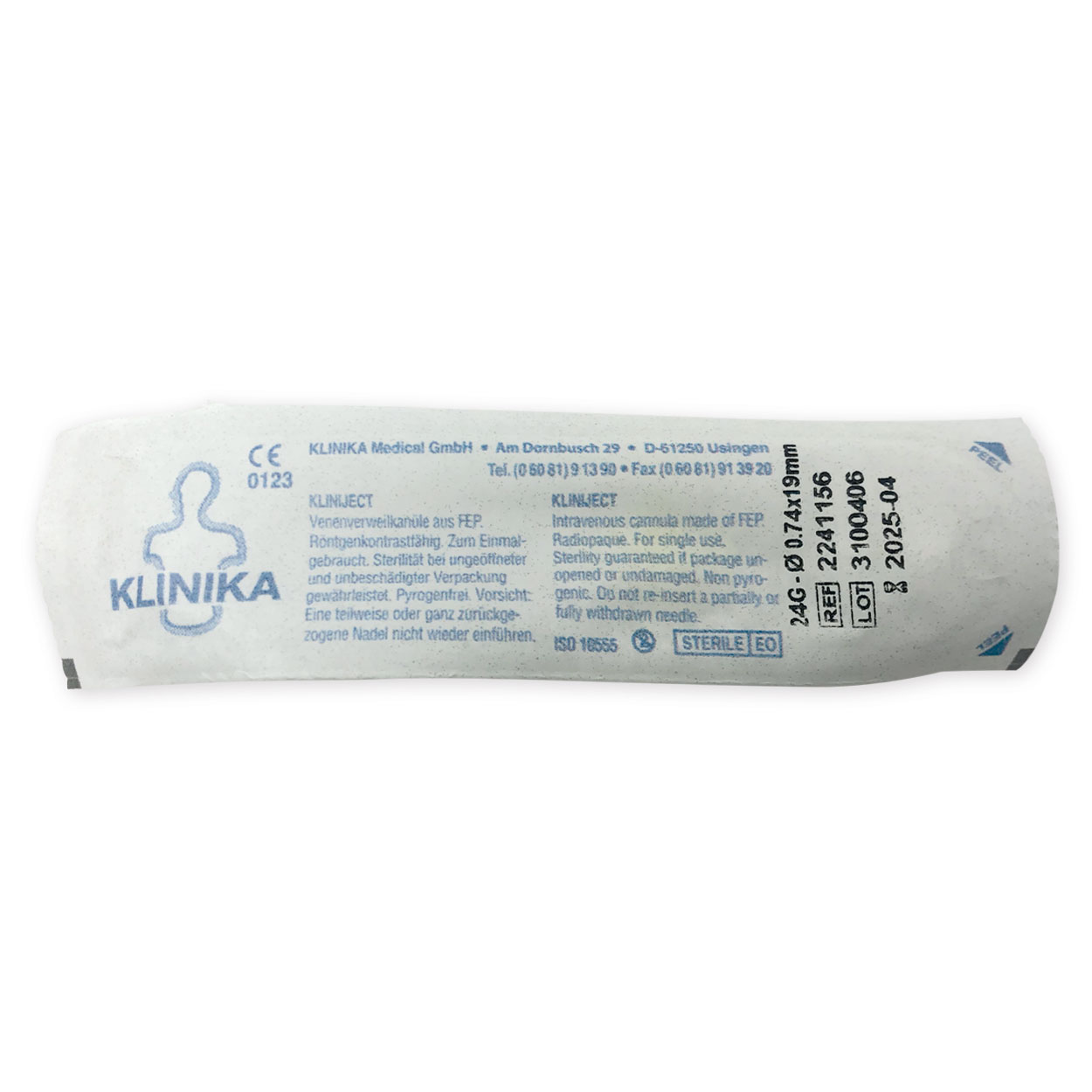 KLINIJECT® Venenverweilkanüle ohne Injektionsventil 26 G KLINIJECT® Venenverweilkanüle ohne Injektionsventil 26 G