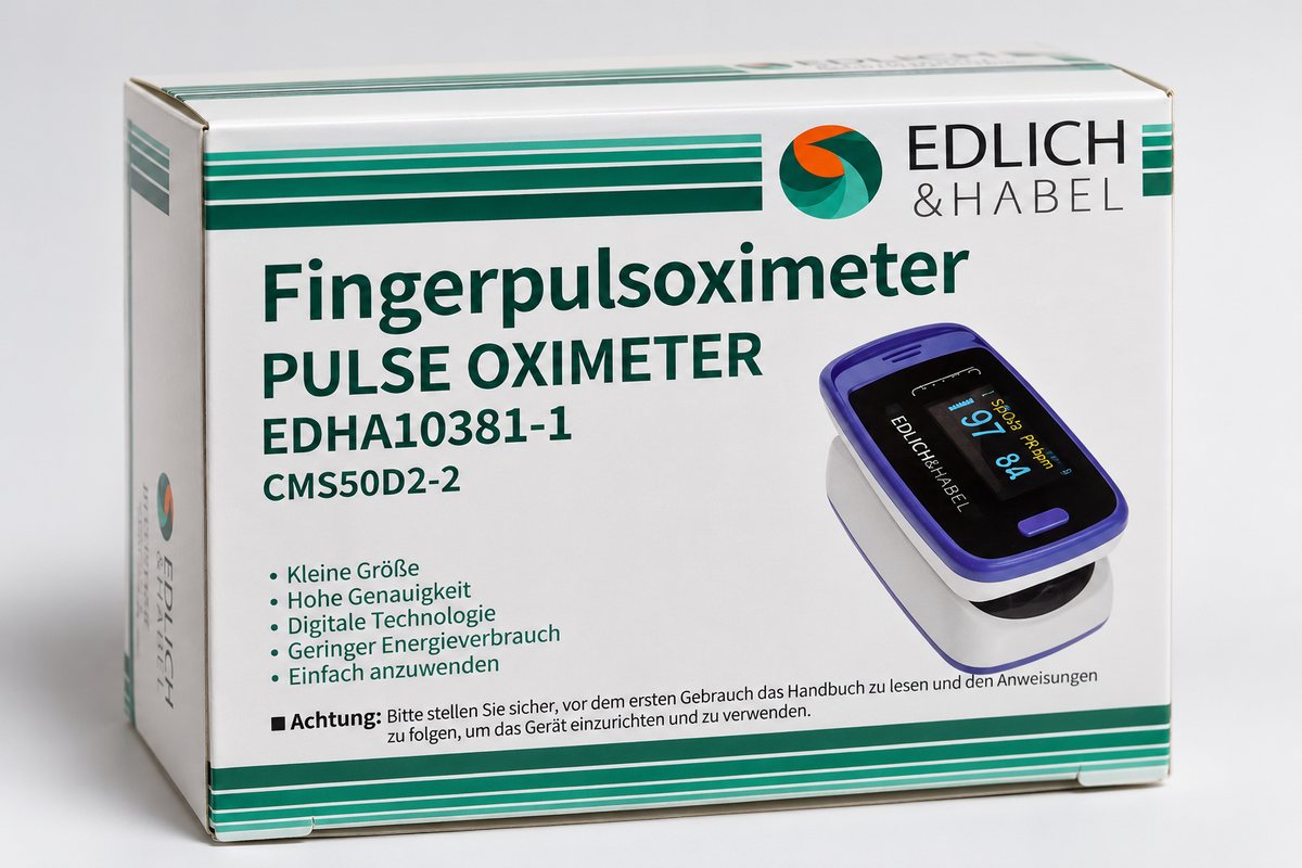 Fingerpulsoximeter EDHA10381-1 in dunkelblau