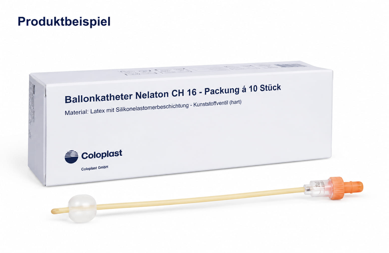 Ballonkatheter Nelaton CH 16 - Packung á 10 Stück