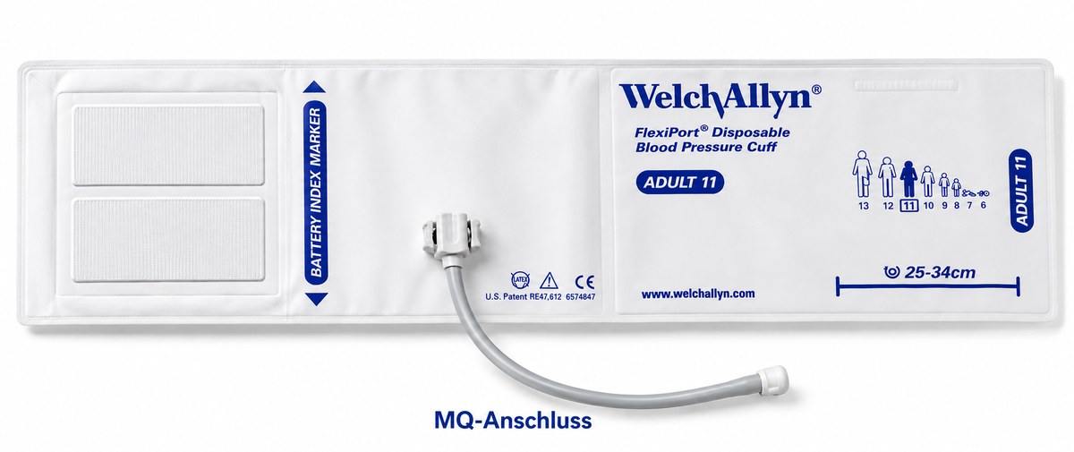 FlexiPort Einmal-Manschetten 1-Schlauch, für Erwachsene  20 Stück
