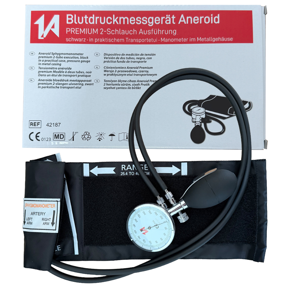 1A Blutdruckmessgerät Premium 2-Schlauch