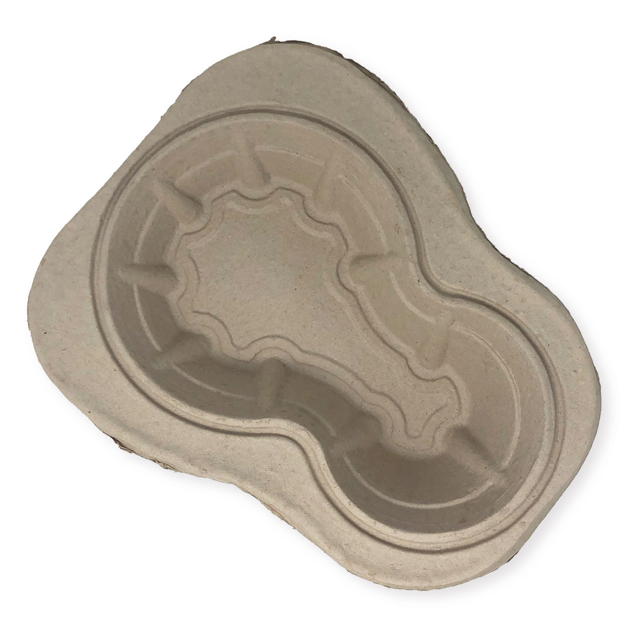 Steckbecken - Bettpfanne MIT Deckel in grau