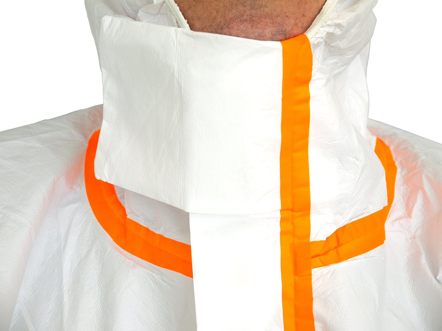 Schutzoverall mit Kapuze BioSafe, Typ 4b+5b+6b Gr. XL Schutzoverall mit Kapuze BioSafe, Typ 4b+5b+6b Gr. XL