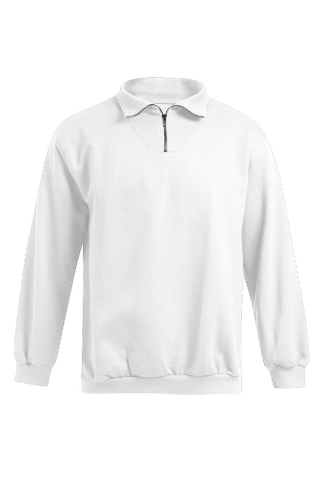 Promodoro Men’s Troyer Sweater weiß Größe M