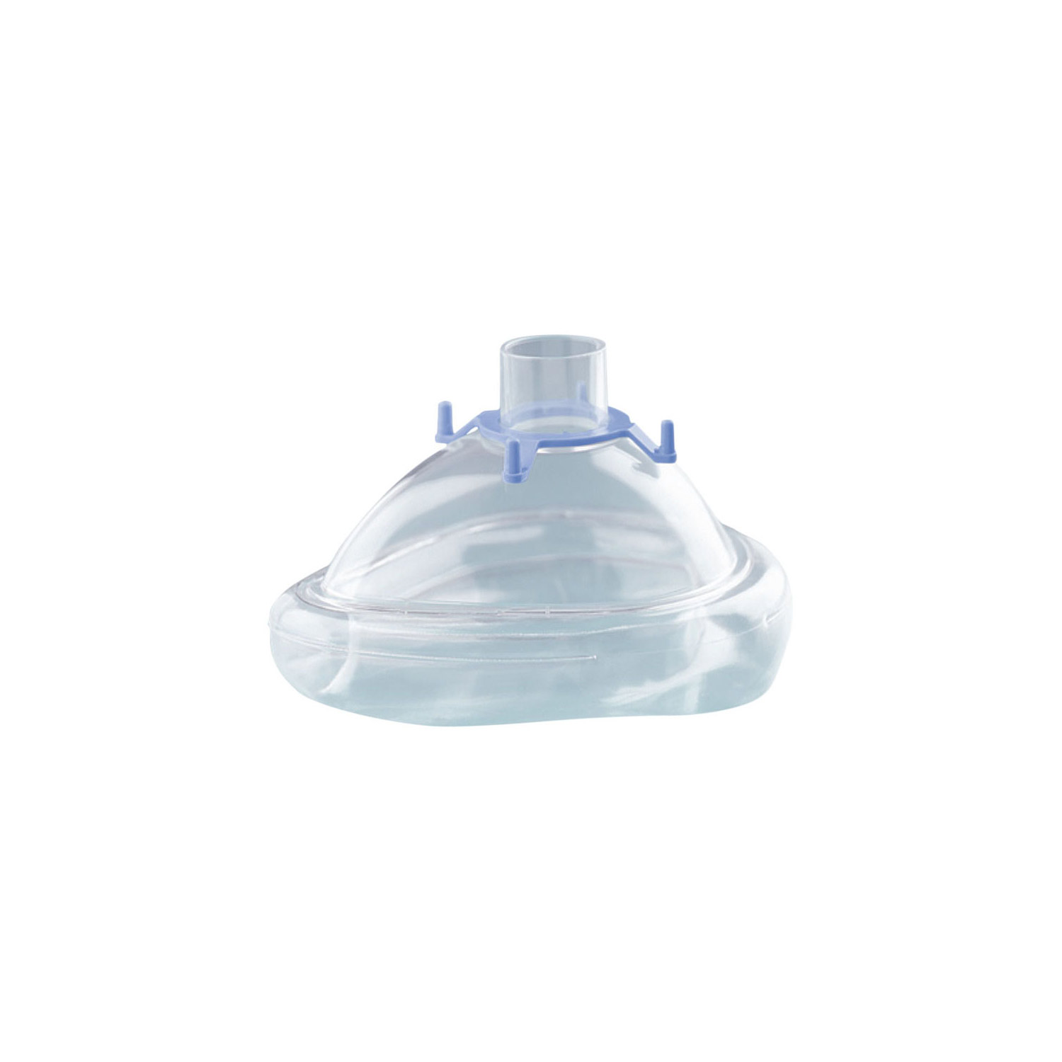 CPAP-/NIV-Einmalmaske mit Luftkissen, Größe L (großer Erwachsener), mit Haltering für Kopfbänderung, 50er-Set