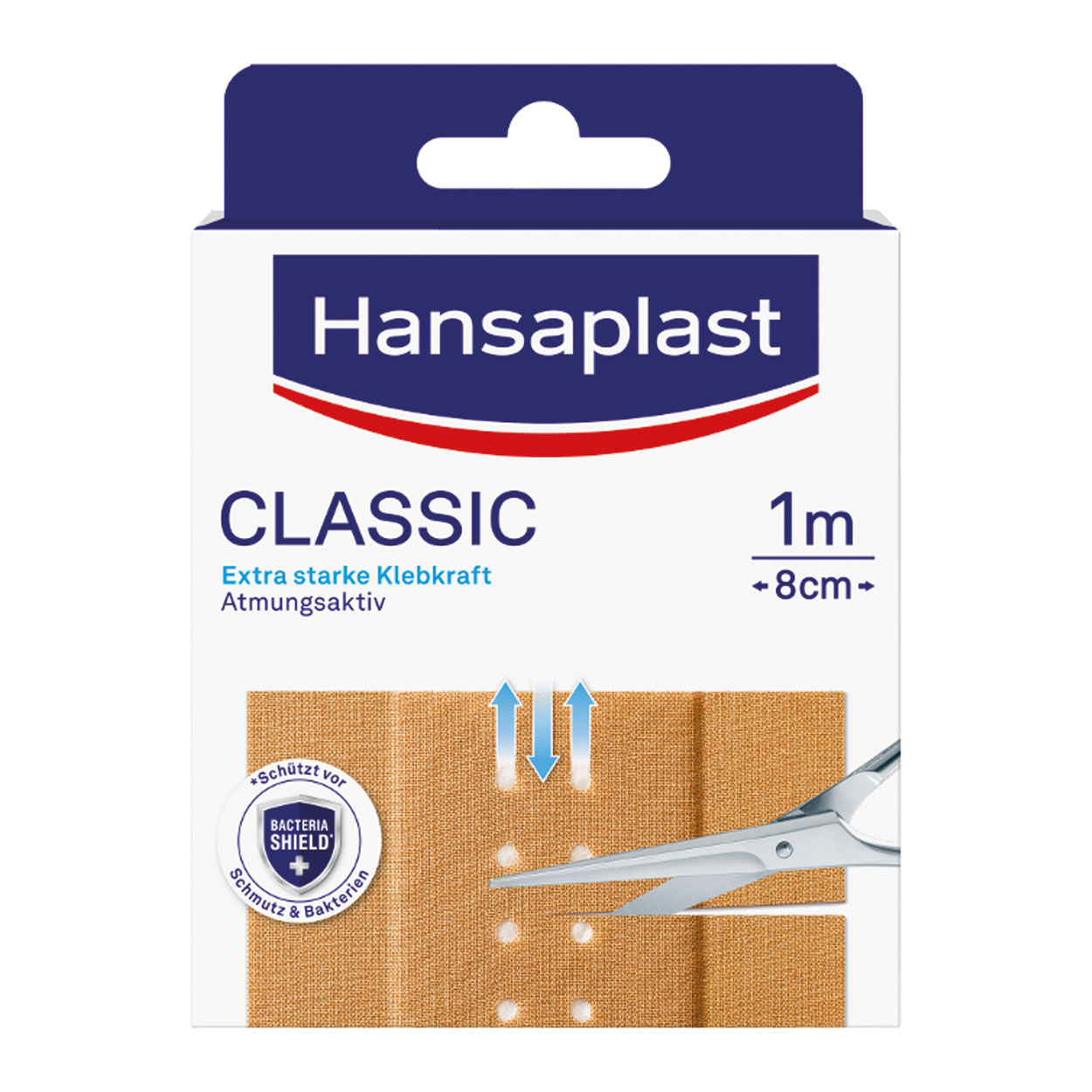 Hansaplast CLASSIC Standard 1 m x 8 cm
