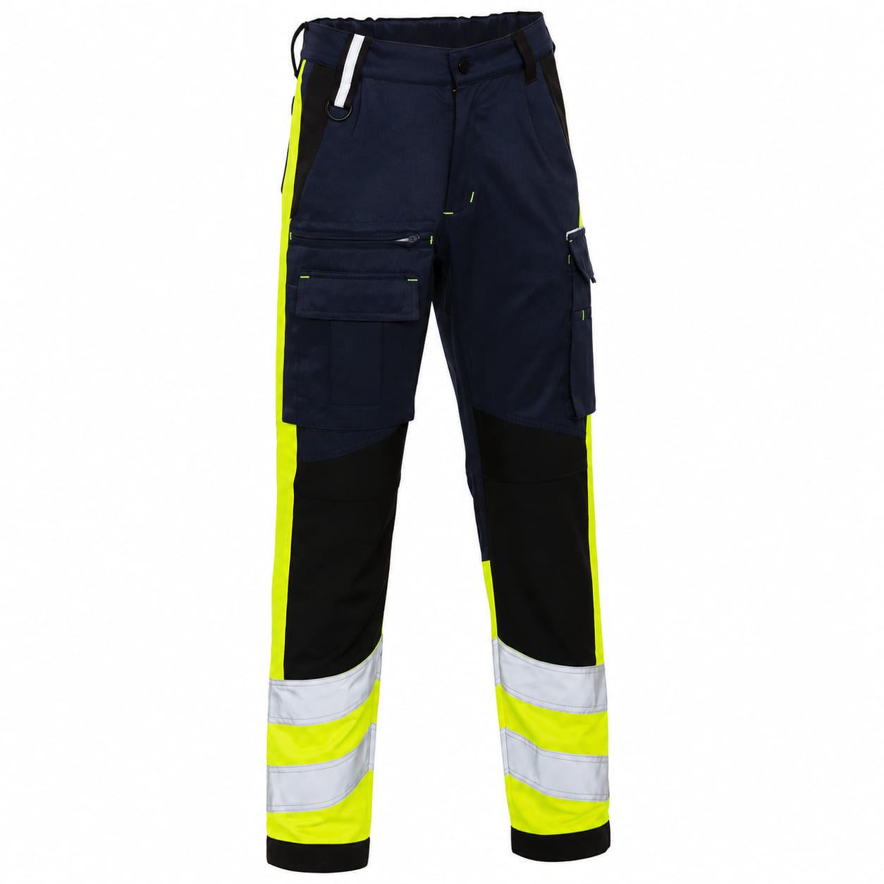 Hose Dynamic Komfort in marine/neongelb/schwarz
