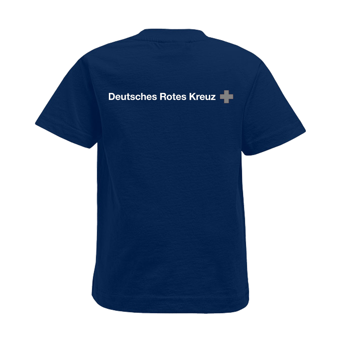 DRK Kinder T-Shirt navy Logo Druck reflektierend DRK Kinder T-Shirt navy Logo Druck reflektierend