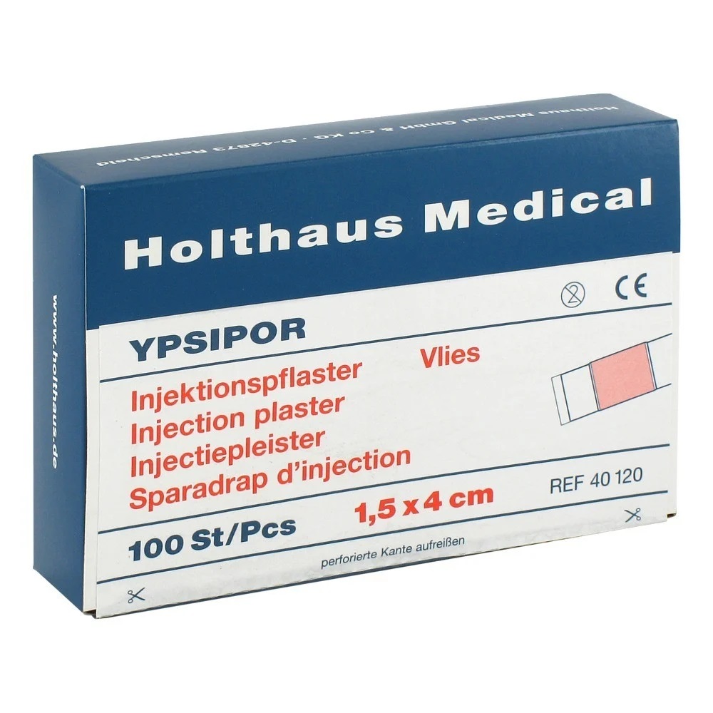 YPSIPOR Injektionspflaster 1,5 x 4 cm - Packung à 100 Stück