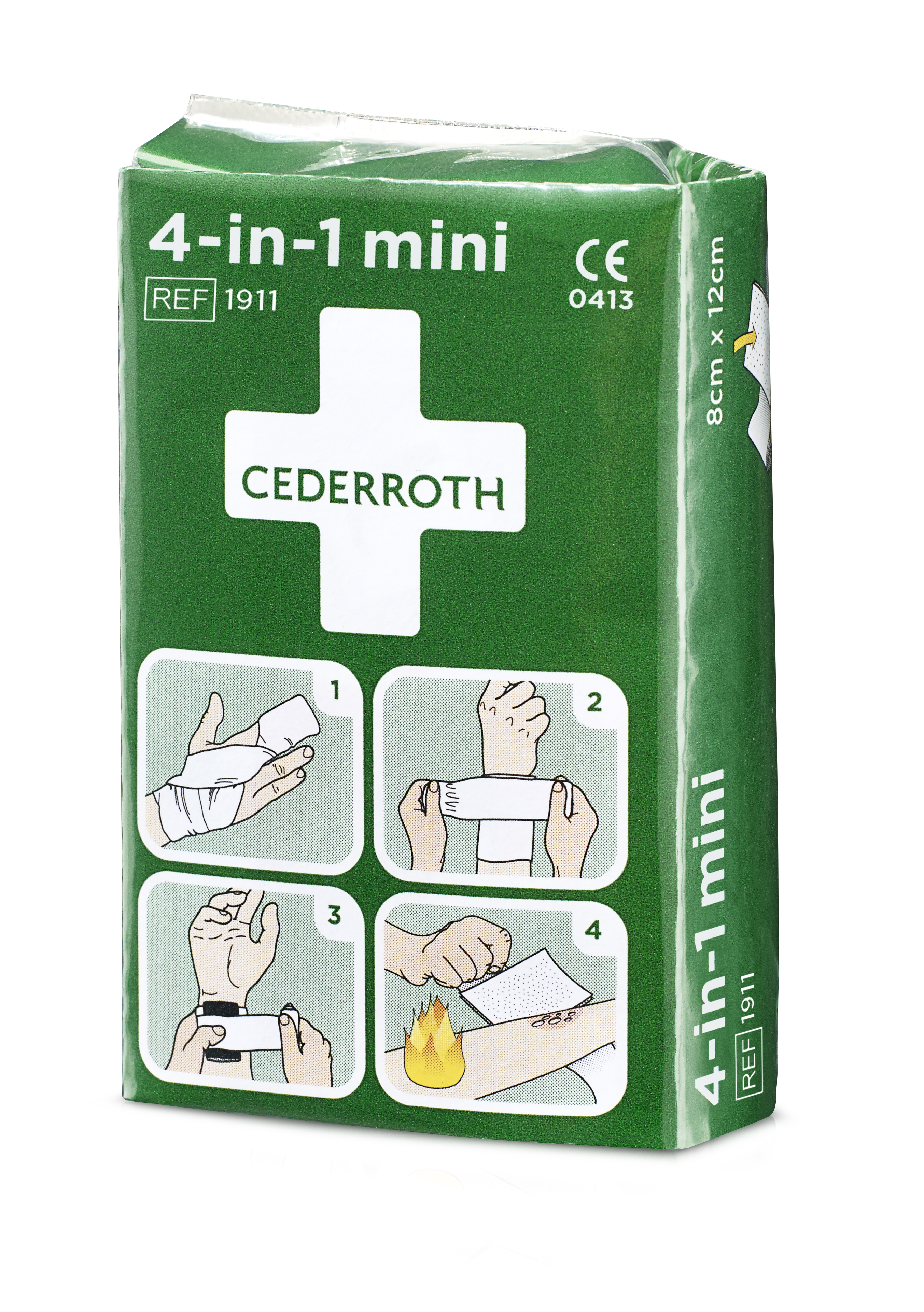 CEDERROTH 4-in-1 mini Blutstiller Wundverband CEDERROTH 4-in-1 mini Blutstiller Wundverband