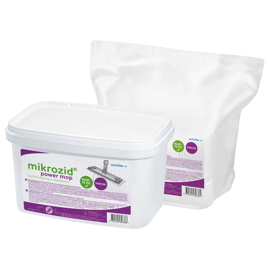 mikrozid power mop Nachfüllset (20 Tücher + Eimer)