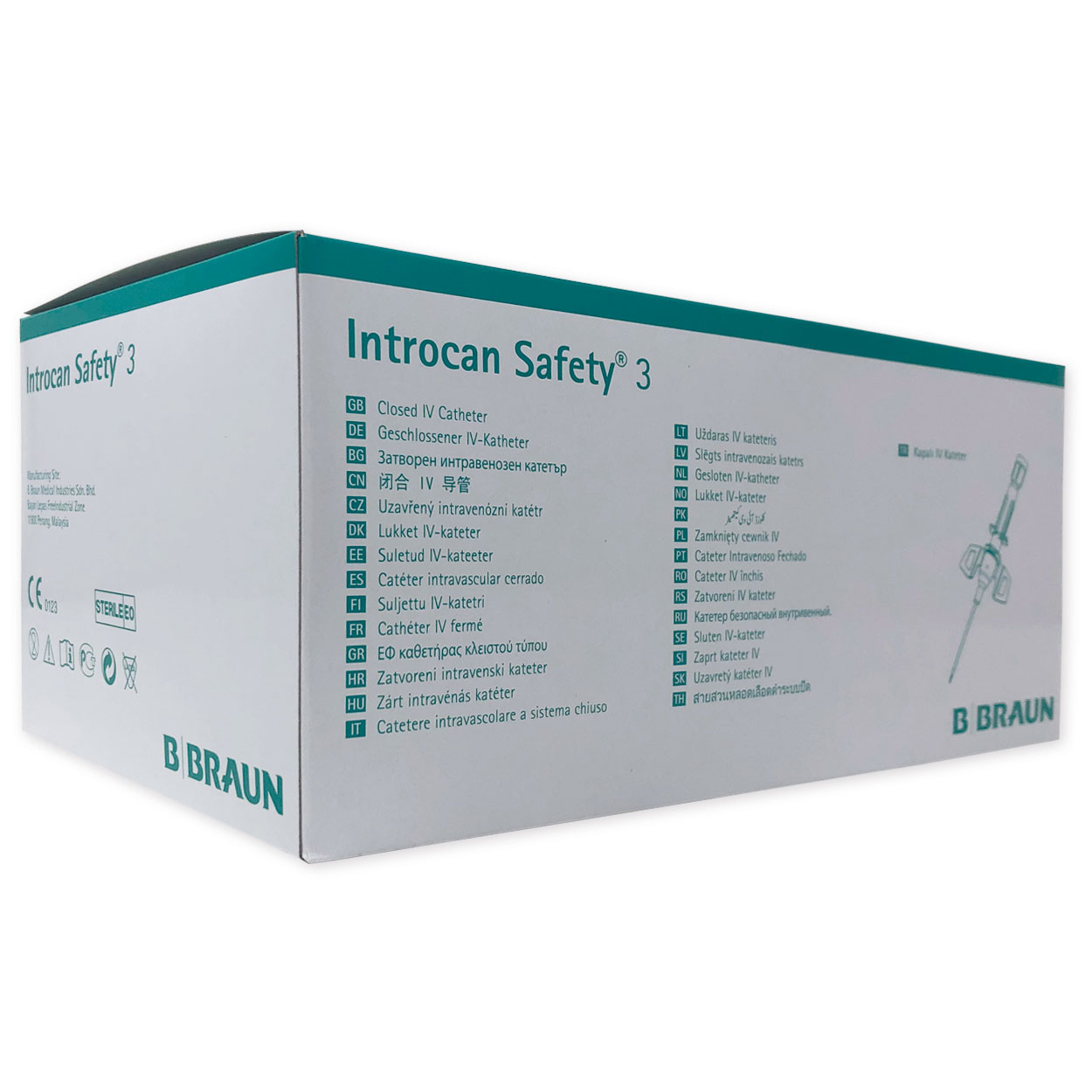 Introcan Safety® 3 0,90 x 25 mm G 22 blau - Packung à 50 Stück