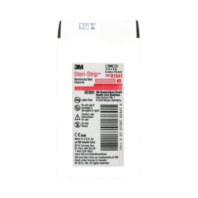 Steri-Strip Wundverschlussstreifen 6 x 75 mm - 50 x 3 Streifen Steri-Strip Wundverschlussstreifen 6 x 75 mm - 50 x 3 Streifen