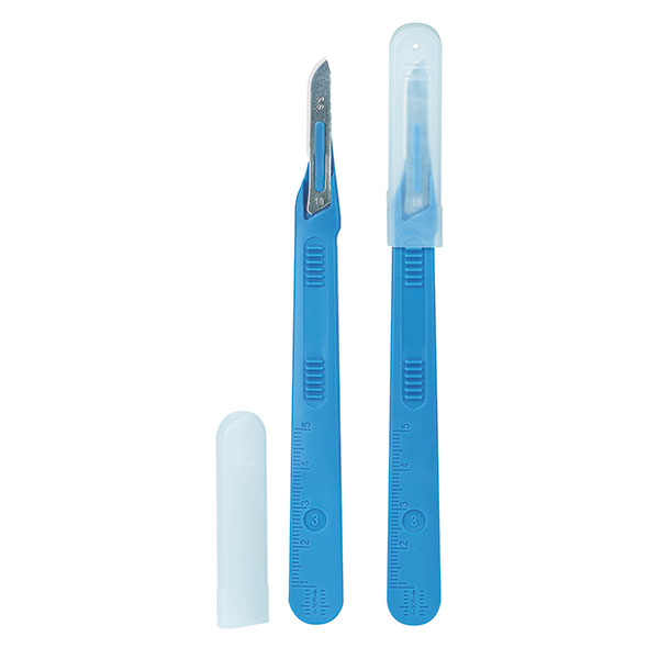 Einmalskalpelle aus Edelstahl, Figur 10 - Packung à 10 Stück Einmalskalpelle aus Edelstahl, Figur 10 - Packung à 10 Stück