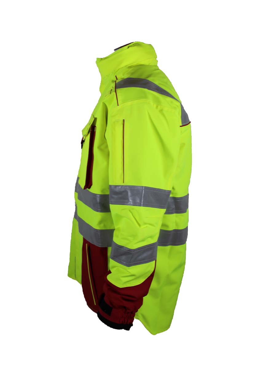 Einsatzjacke Dynamic Midi - Parker in neongelb/rot Einsatzjacke Dynamic Midi - Parker in neongelb/rot