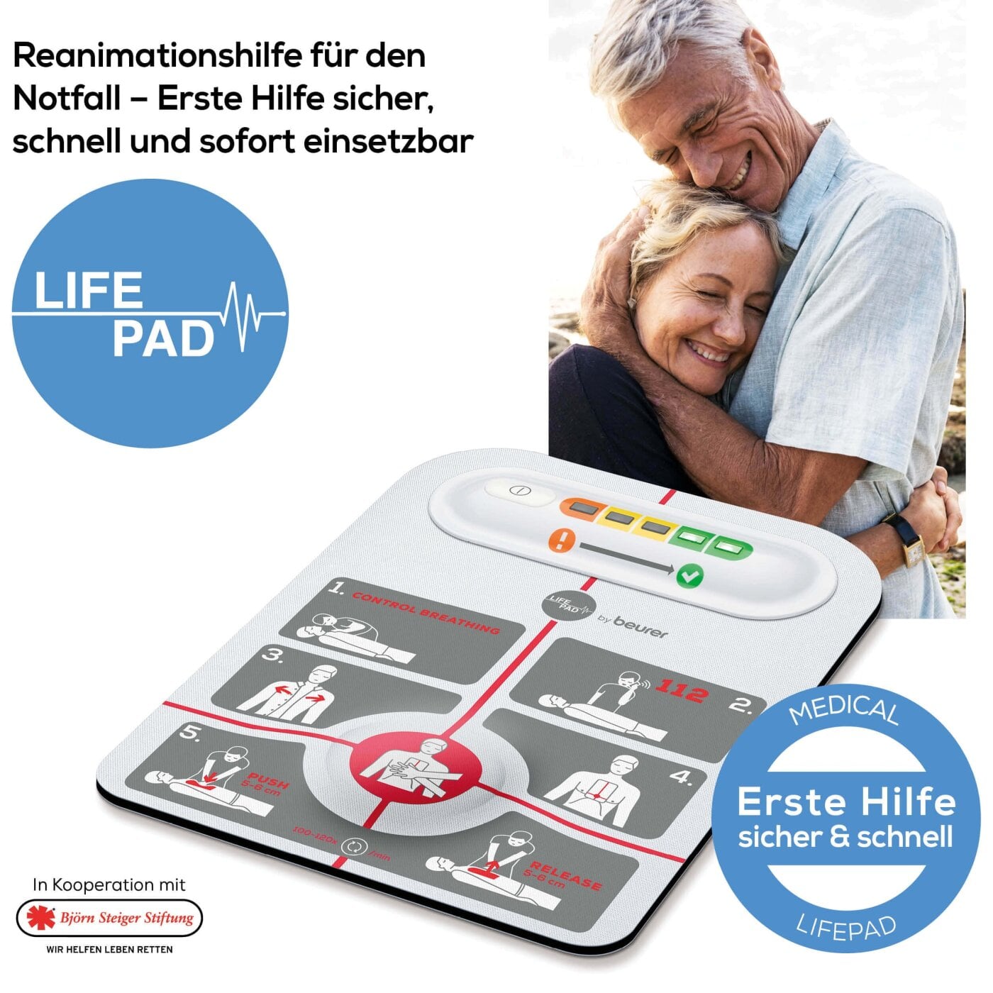 LifePad® - Hilfsprodukt für die Reanimation