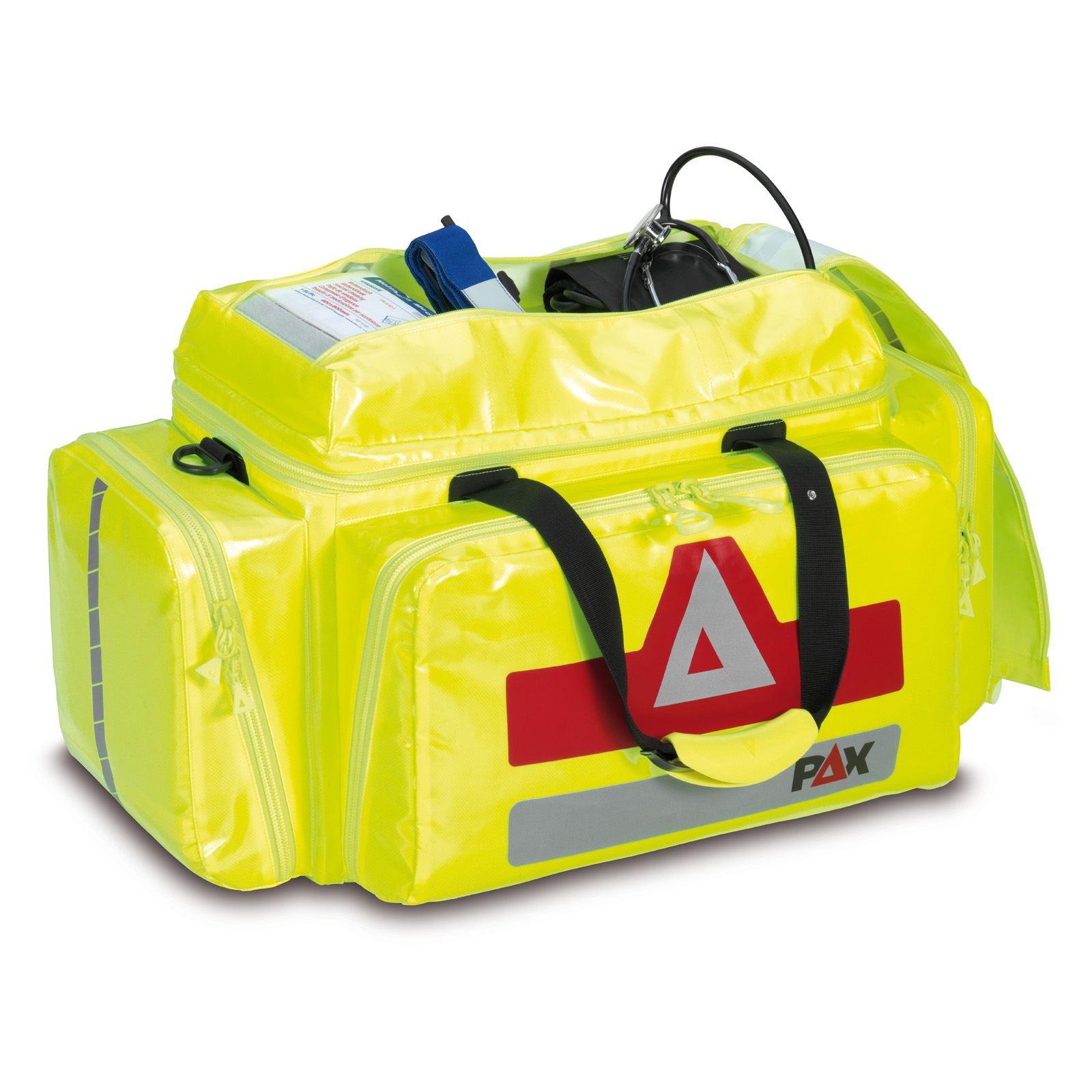Notfalltasche Gladbach - 2019, PAX-Plan in tagesleuchtgelb