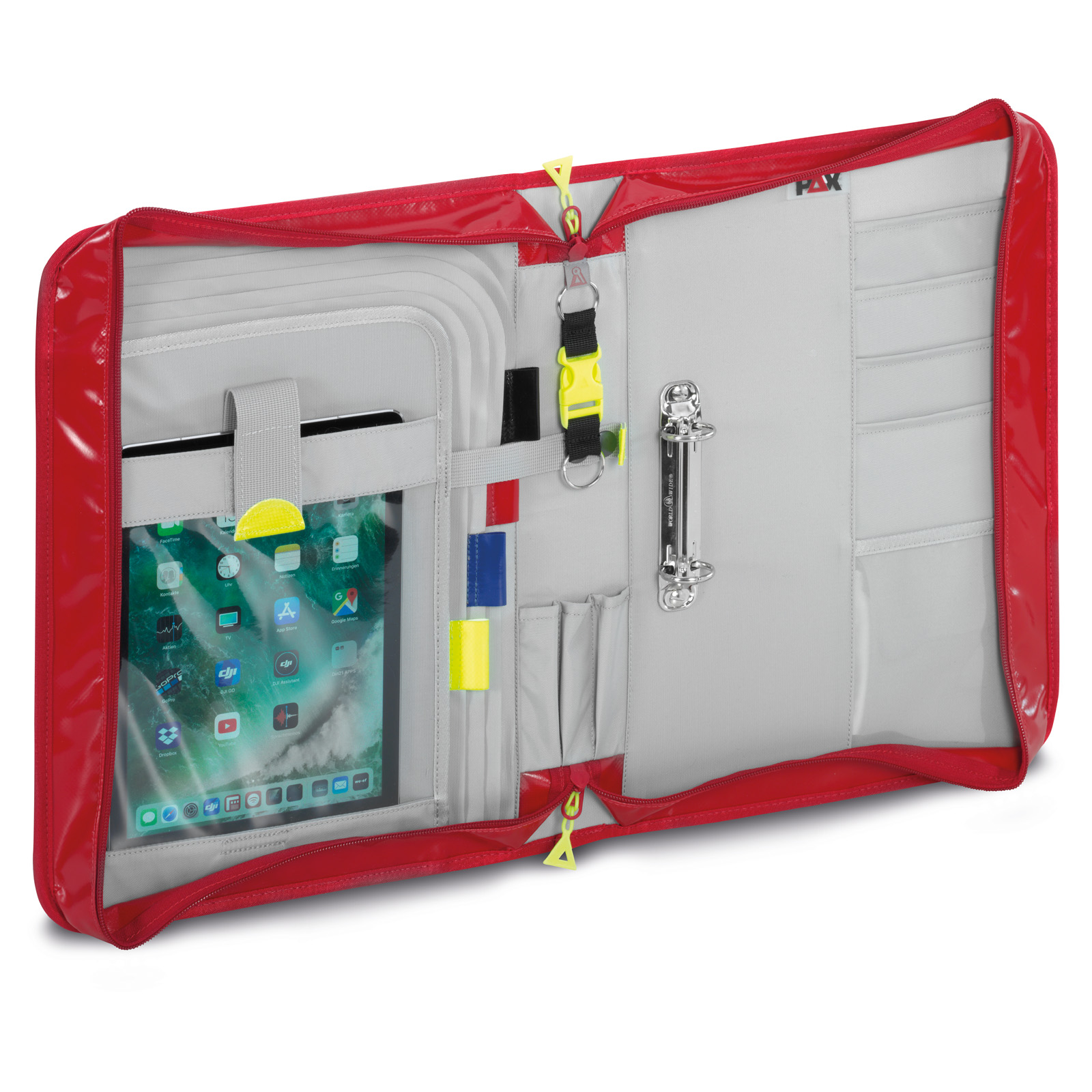 Fahrtenbuch-Multi-Organizer Tablet, PAX-Plan in dunkelblau