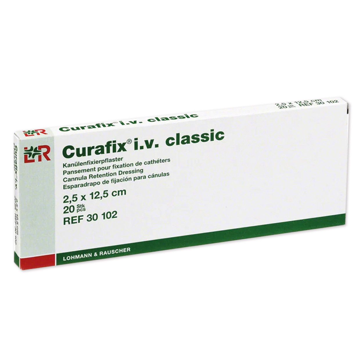 Curafix® i.v. classic 2,5 x 12,5 cm - Packung à 20 Stück