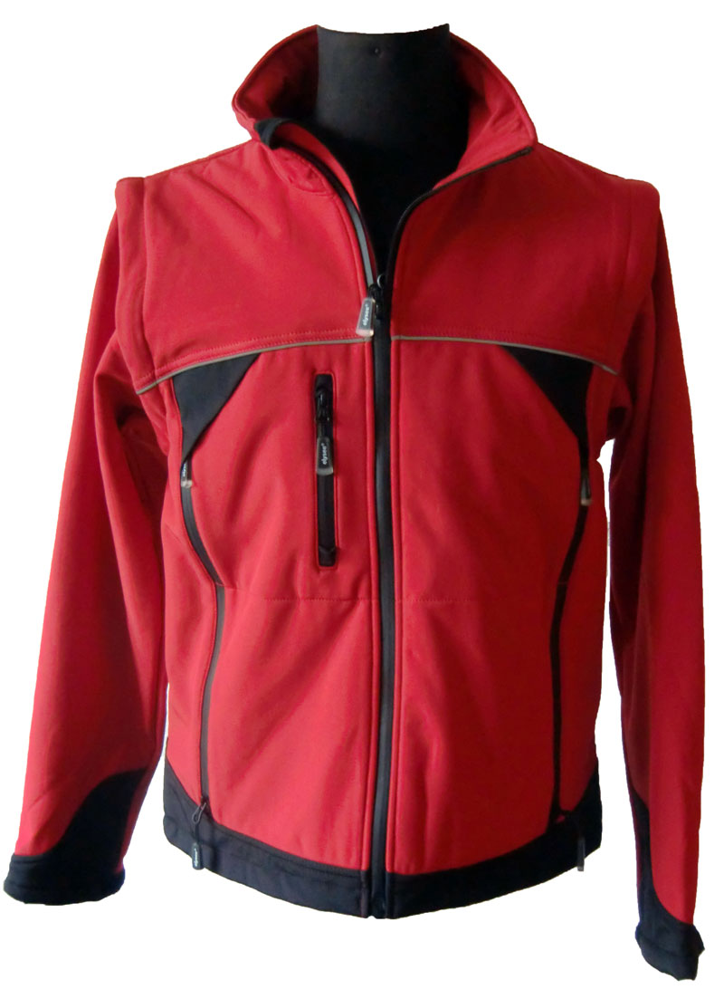 Softshelljacke, rot