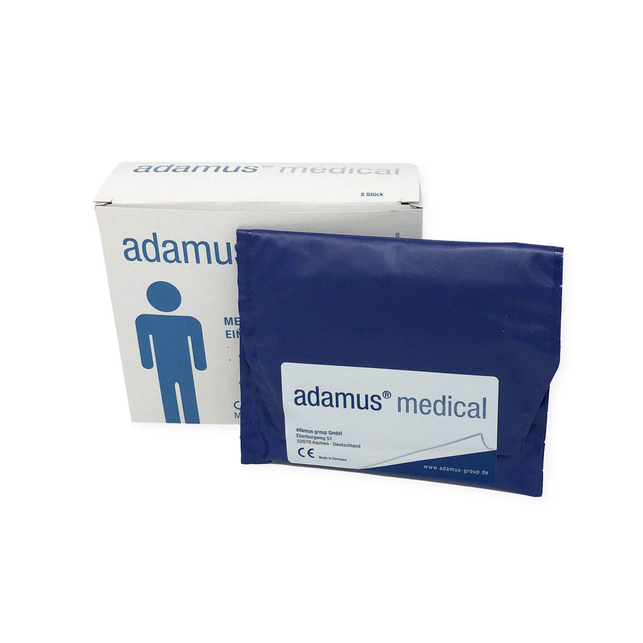 Adamus Taschen-Örtchen Männer 750 ml - 5er Pack