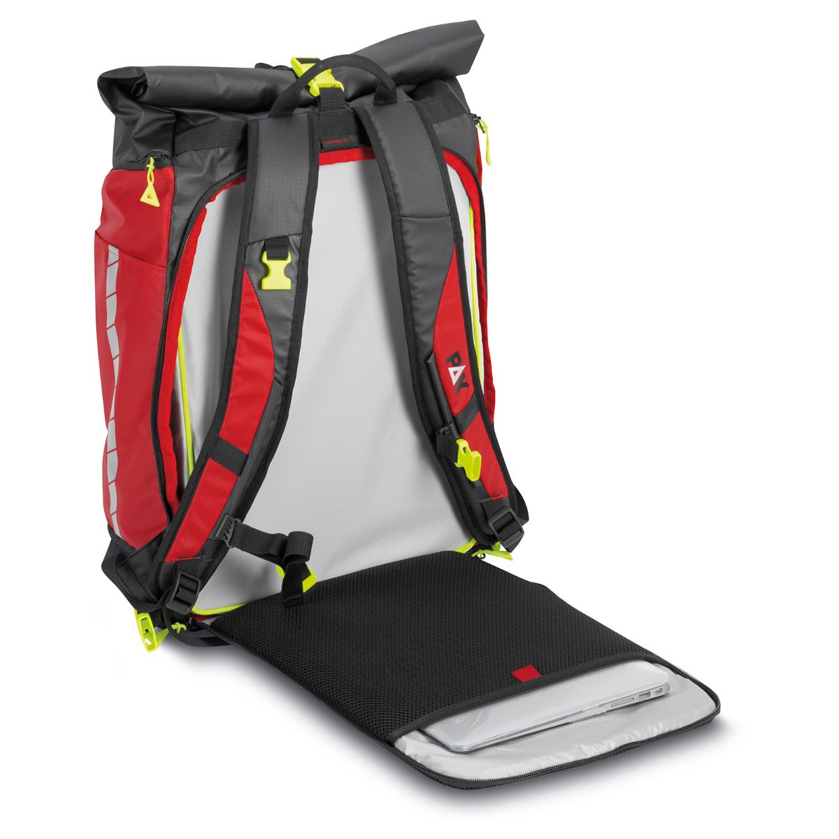 Roller Daypack ohne Klamottenlüfter, PAX Rip-Tec in schwarz