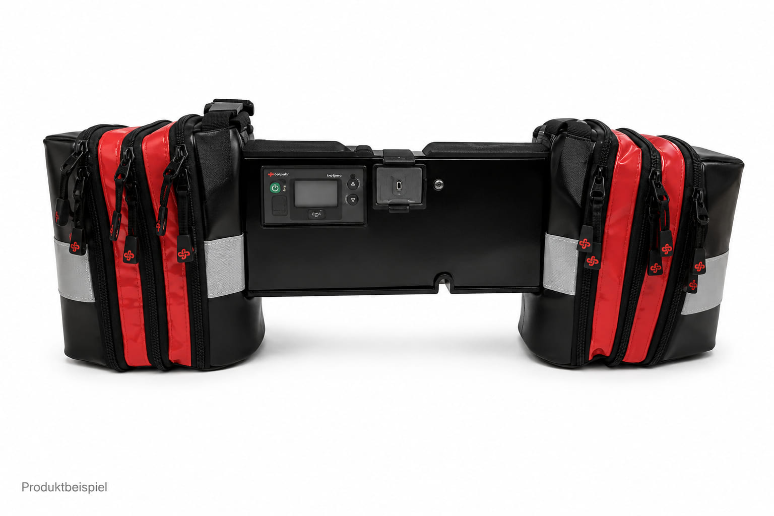 Zubehörtasche PAX XXL rot/schwarz für Patientenbox C3
