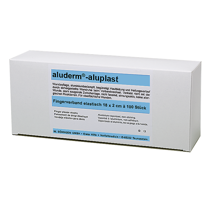 aluderm®-aluplast elastisch Fingerverband 18 x 2 cm - Packung à 100 Stück