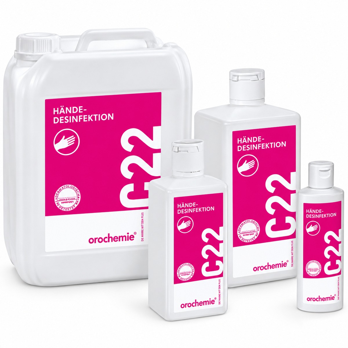 Händedesinfektion C22 500 ml - Karton à 12 Flaschen