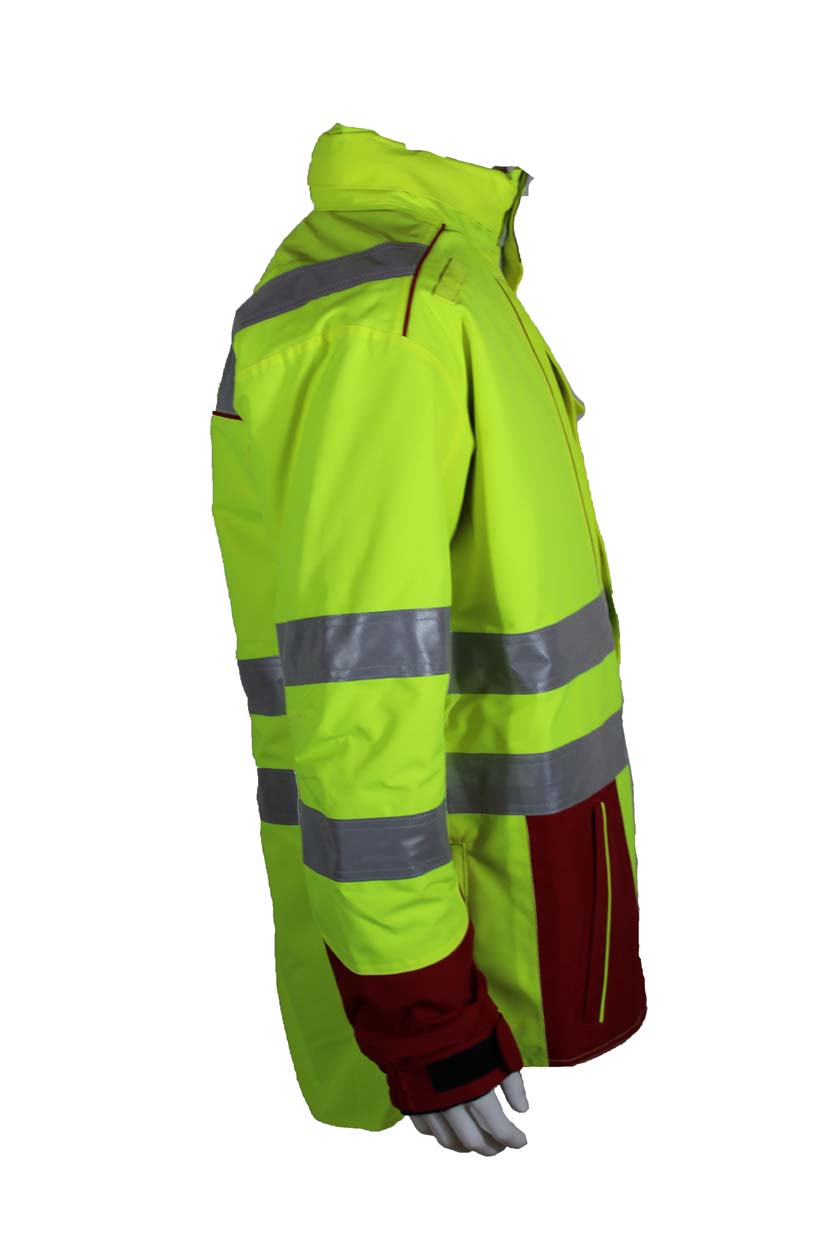 Einsatzjacke Dynamic Midi - Parker in neongelb/rot Einsatzjacke Dynamic Midi - Parker in neongelb/rot