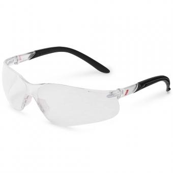 NITRAS VISION PROTECT Schutzbrille in schwarz / transparent