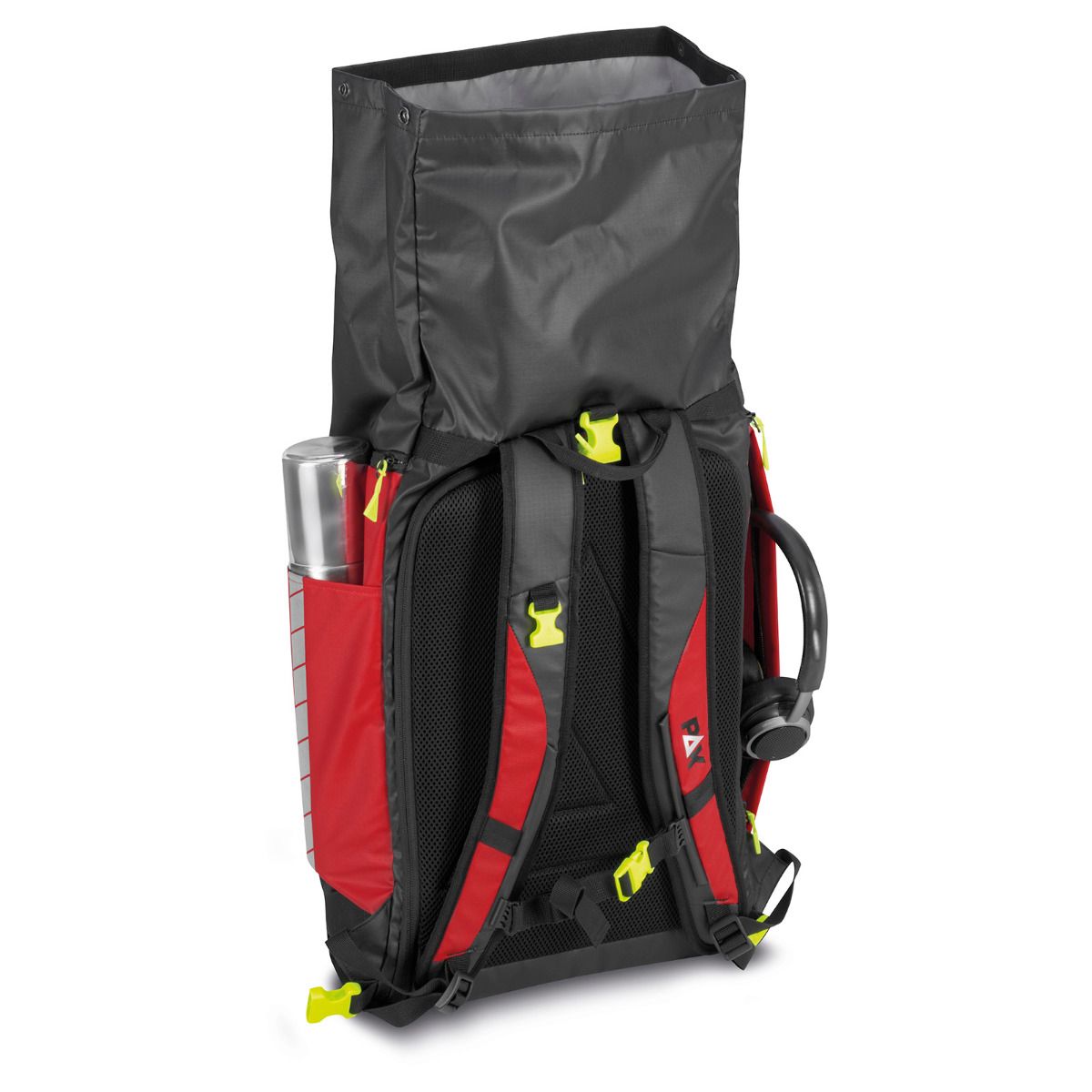 Roller Daypack ohne Klamottenlüfter, PAX Rip-Tec in schwarz