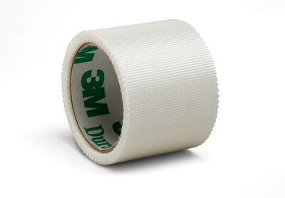 Durapore Kunstseidenpflaster, 2,5 cm x 9,1 m - Packung à 12 Stück