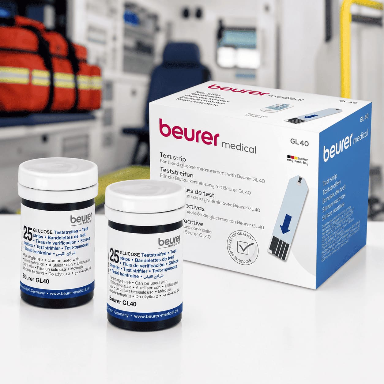 Blutzuckerteststreifen Beurer GL 40  - Packung à 50 Stück