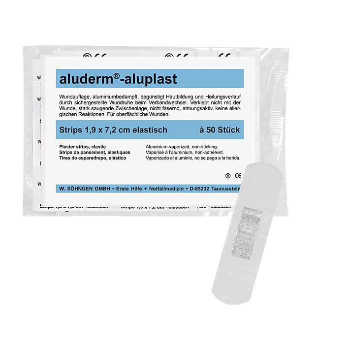 aluderm®-aluplast elastisch Strips 1,9x7,2 cm  50 Stück