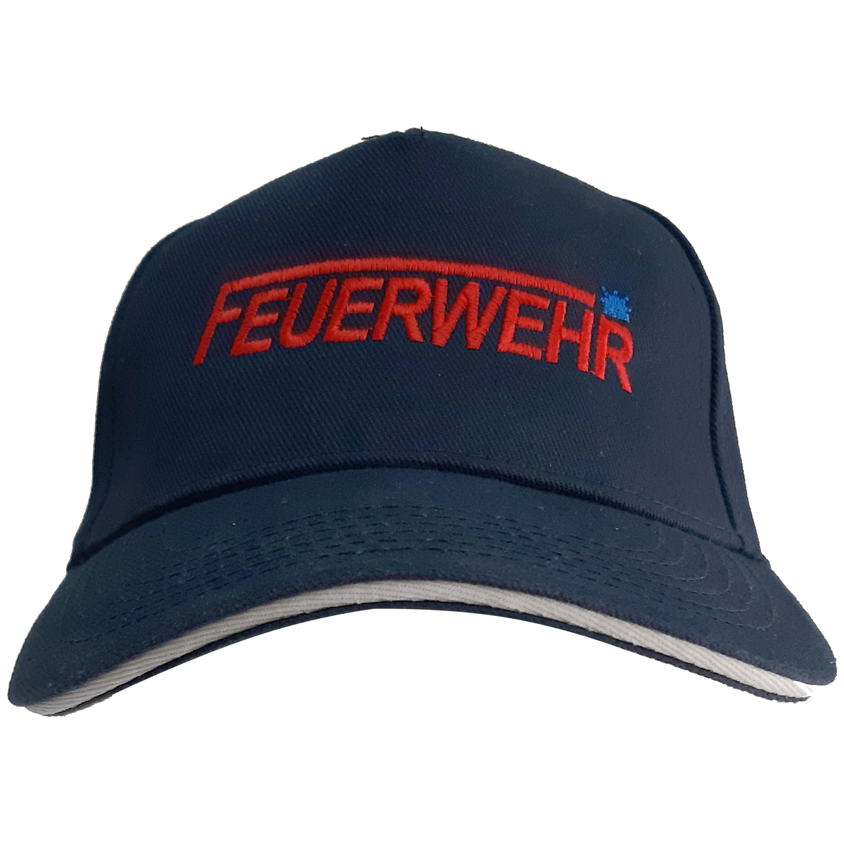 Baseball-Cap navy Feuerwehr Stick rot