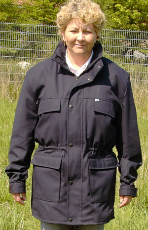 Jacke mit Wetterschutzmembrane dunkelblau