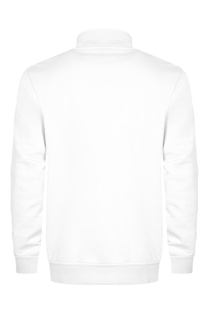 Sweat-Jacke weiß mit DRK Kompaktlogo Sweat-Jacke weiß mit DRK Kompaktlogo