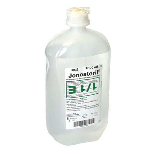 Jonosteril® Infusionslösung 500 ml (Kunststoff) - Karton à 10 Stück