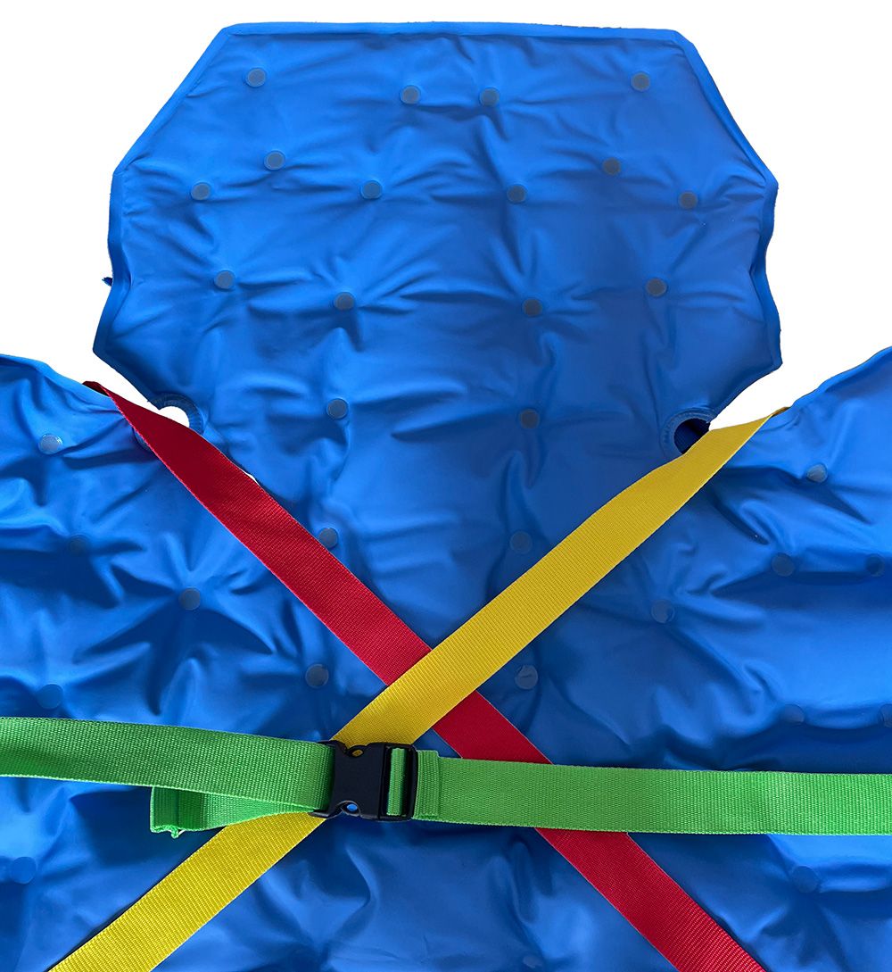 X-BOON TWO PLUS Vakuummatratze inkl. Set mit Patientengurten