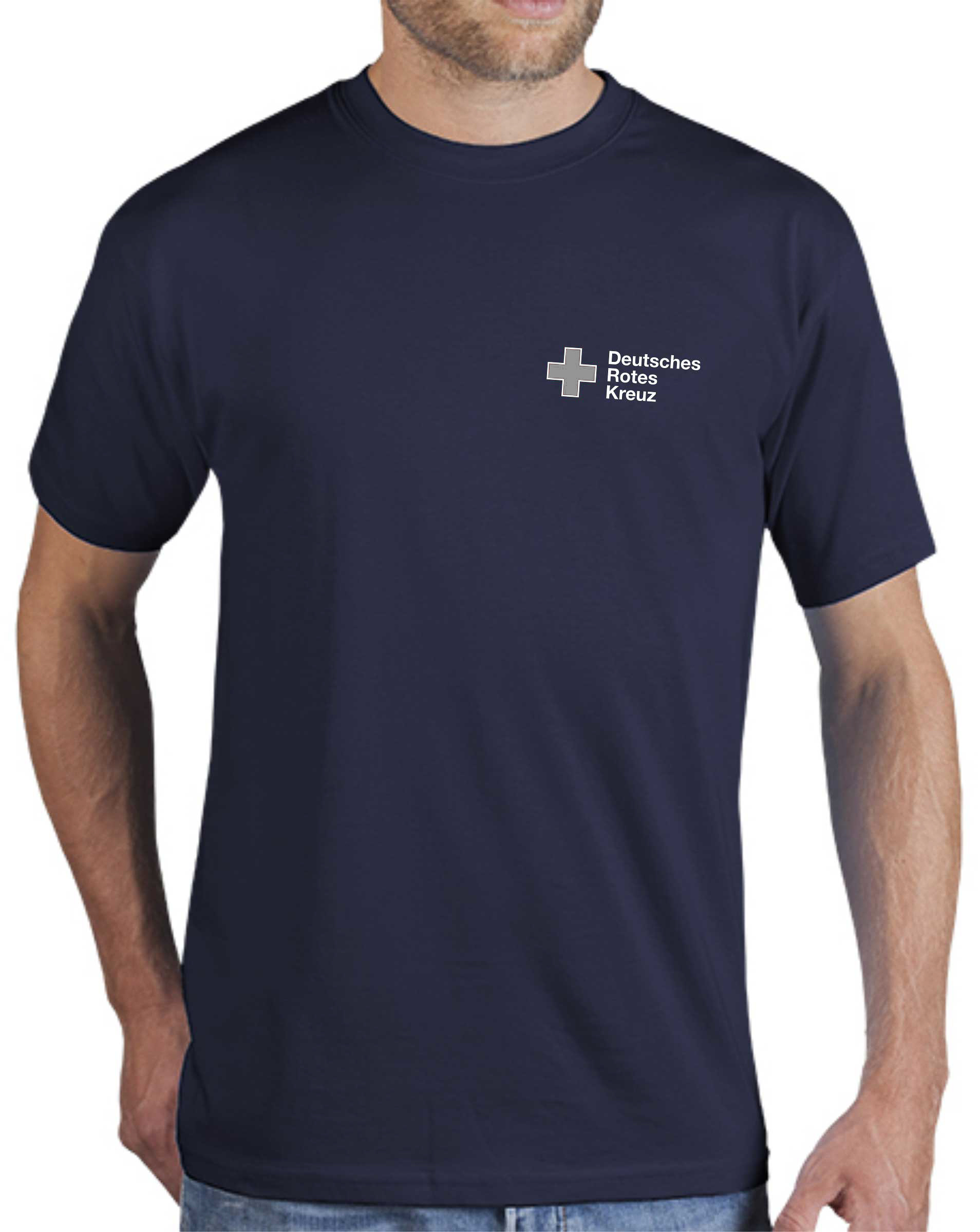 DRK T-Shirt navy Logo Stick