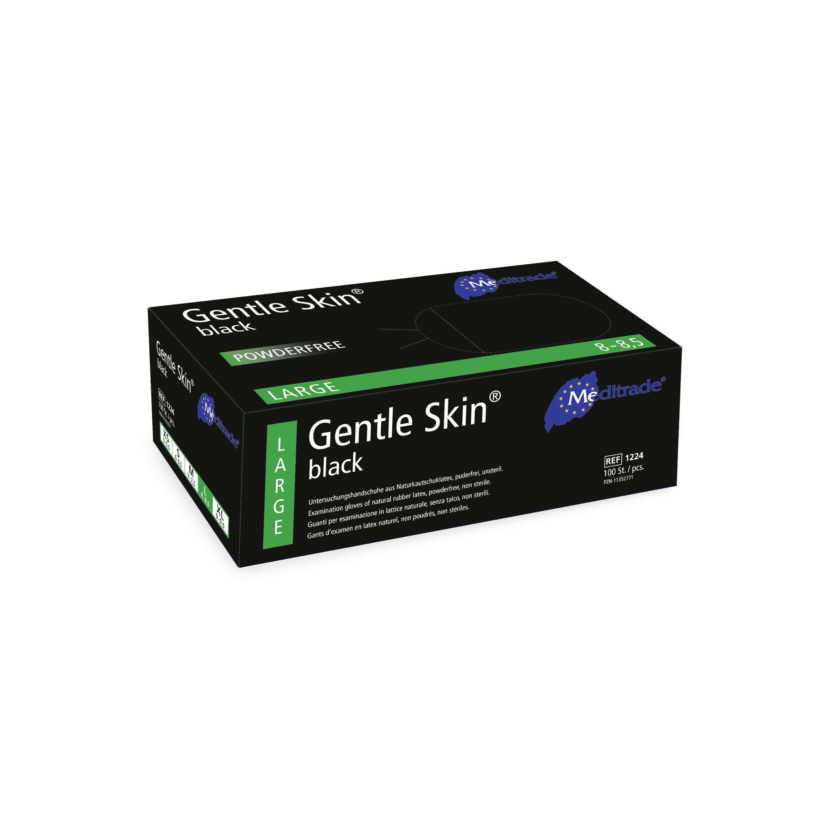 Gentle Skin® black Untersuchungshandschuhe - Packung à 100 Stück