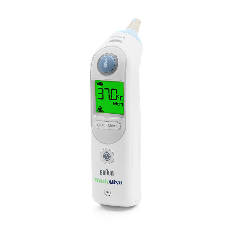 Braun Thermoscan Pro 6000 Fieberthermometer mit großer Basiseinheit