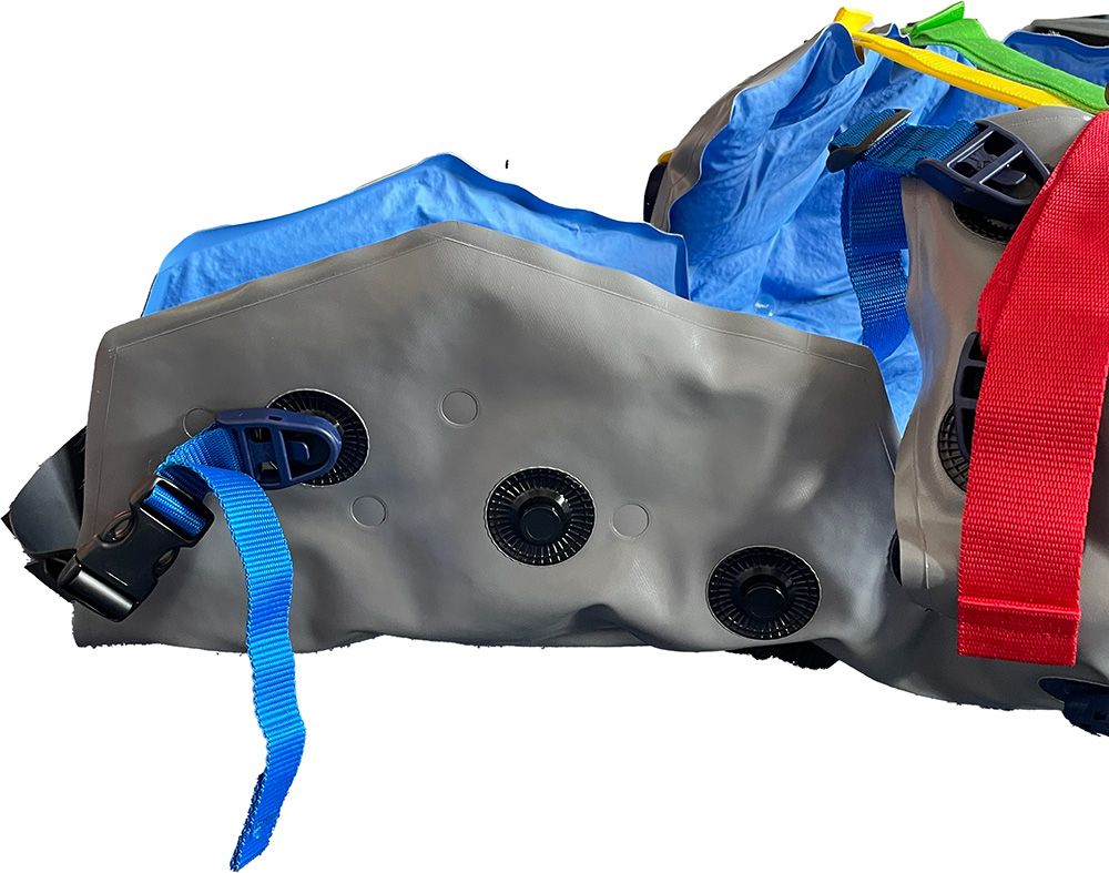 X-BOON TWO PLUS Vakuummatratze inkl. Set mit Patientengurten